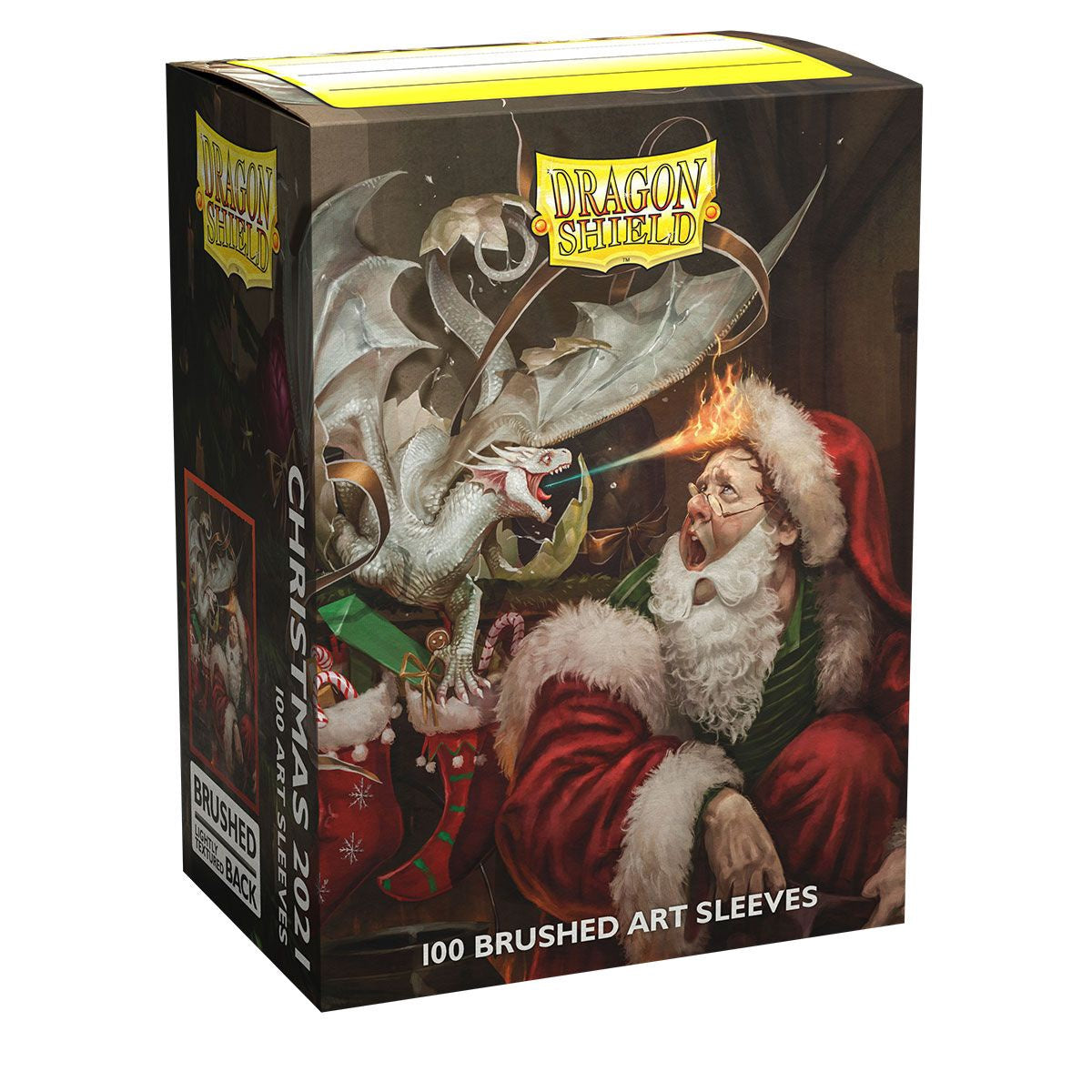 Dragon Shield Sleeves Brushed Art Christmas 2021