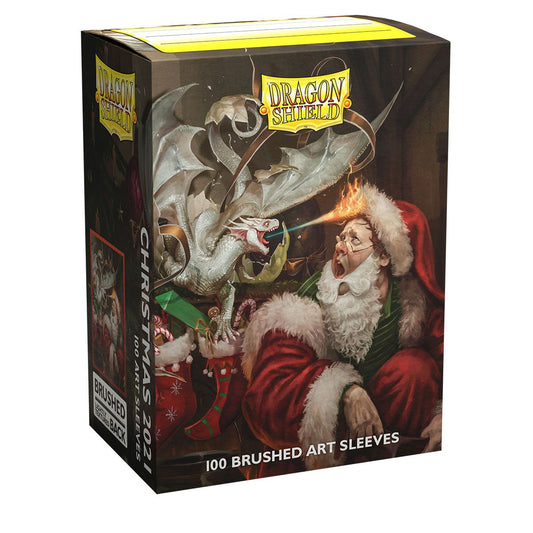 Dragon Shield Sleeves Brushed Art Christmas 2021