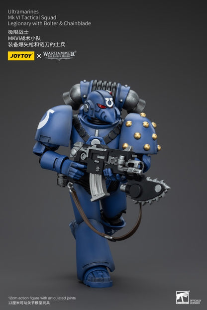 MK VI Tactical Squad Legionary with Bolter& Chainblade Ultramarines Joy Toy