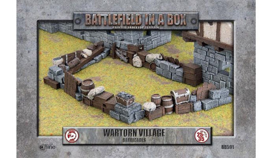 Battlefield in a Box - Wartorn Village Barricades