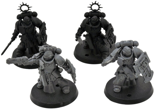 SPACE MARINES 4 Bladeguard Veterans #1 Warhammer 40K with Lieutenant