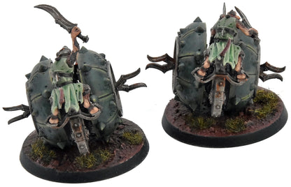 SKAVEN 2 Doom-Flayers COMMISSION PRO PAINTED Warhammer Sigmar 0229