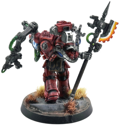 SPACE MARINES Primaris Techmarine #1 WELL PAINTED Warhammer 40K