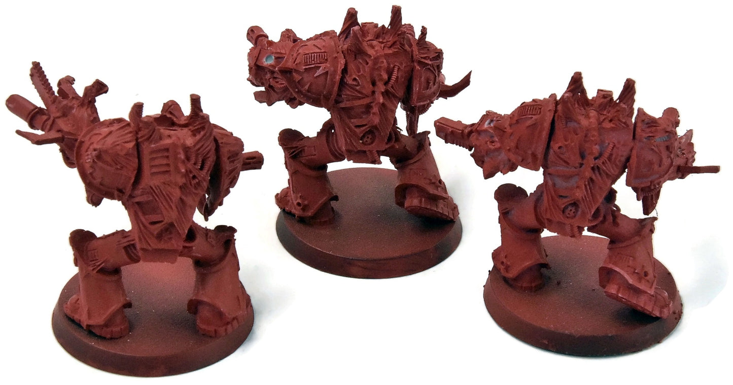 CHAOS SPACE MARINES 3 Obliterators #1 Warhammer 40K FINECAST