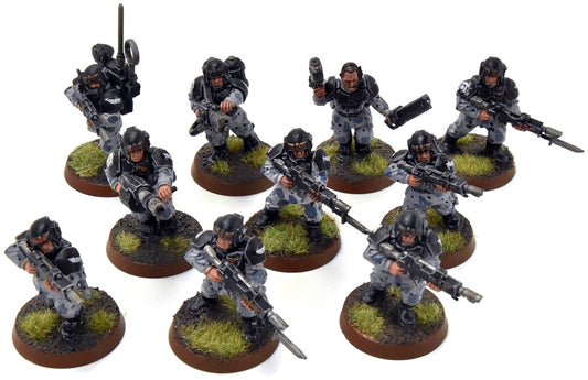 ASTRA MILITARIUM 10 Cadian Shock Troop #11 WELL-PAINTED Warhammer 40K