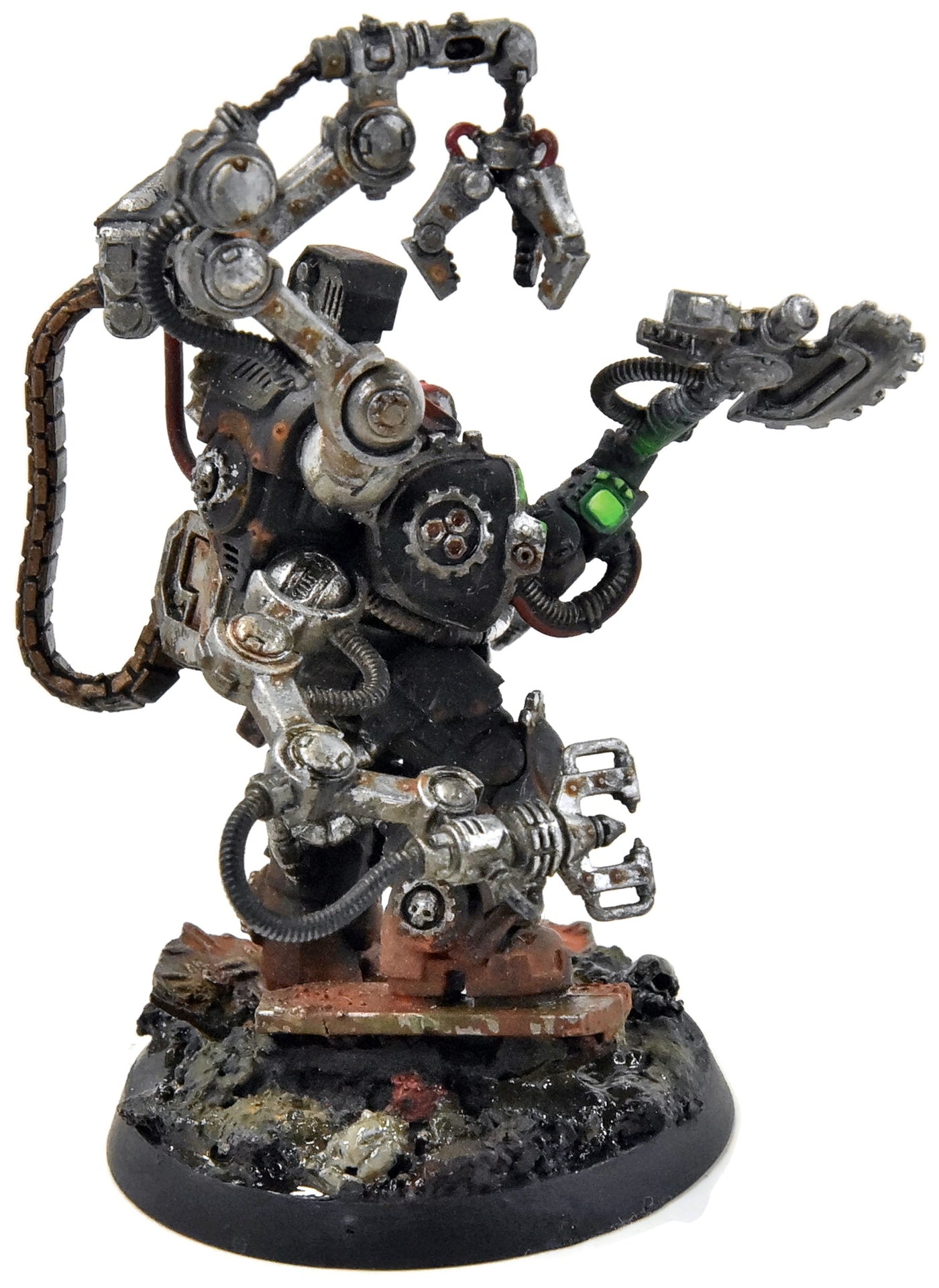 SPACE MARINES Iron Father Feirros #1 PRO PAINTED Warhammer 40K iron hands