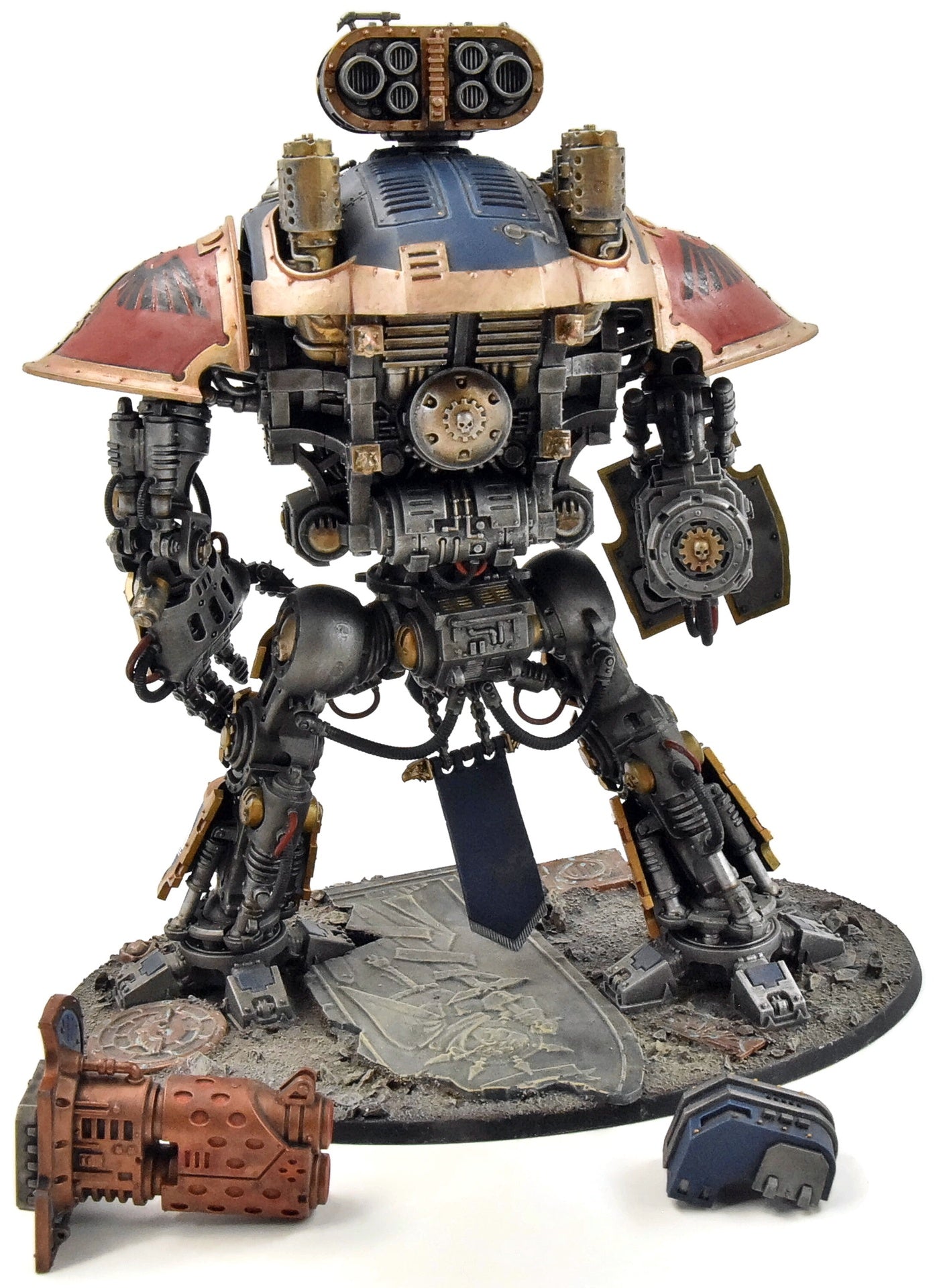 IMPERIAL KNIGHTS Knight Warden #1 WELL PAINTED Warhammer 40K