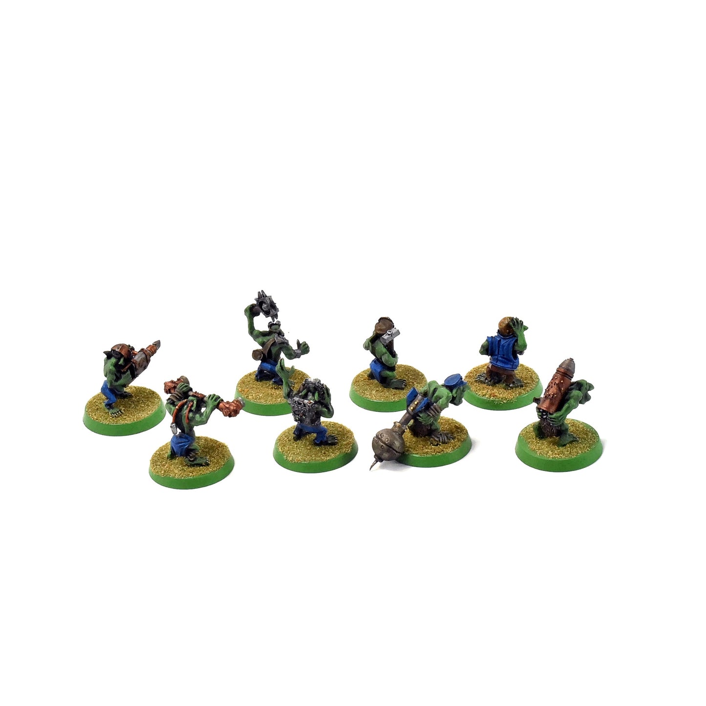 ORKS 8 Gretchins #1 WELL PAINTED Warhammer 40K
