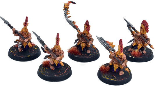 FYRESLAYERS 5 Hearthguard Berzerkers #4 WELL PAINTED Warhammer Sigmar 4124