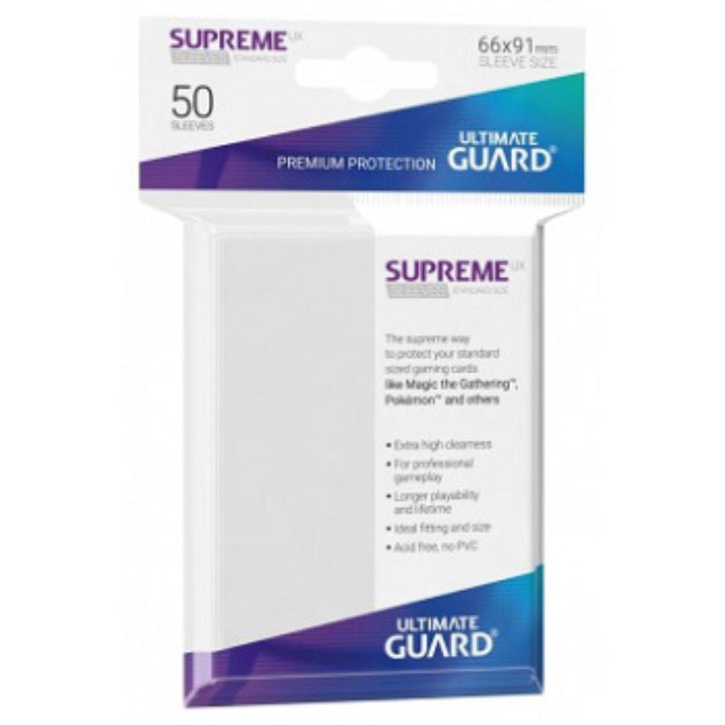 Ultimate Guard Sleeves Supreme Ux White 50Ct