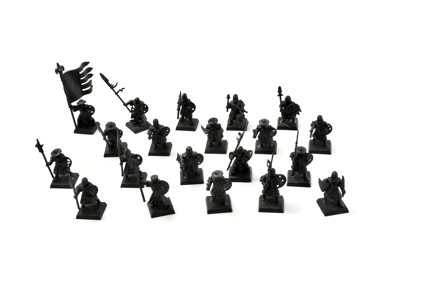 BRETONNIA 20 Men at Arms Not original Shield #1 PLASTIC Fantasy