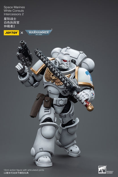 White Consuls Intercessors 2 Space Marines Joy Toy