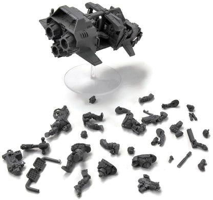 SPACE MARINES Scout Speeder #1 missing bits and driver Warhammer 40K