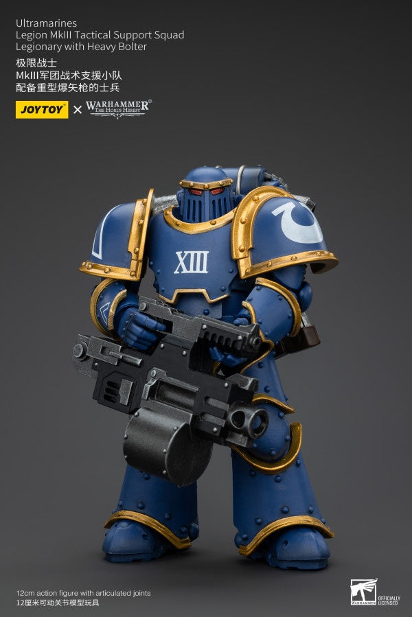 Legion MKIII Tactical Support Squad Legionary with Heavy Bolter Ultramarines