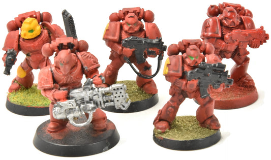 BLOOD ANGELS 5 Tactical Marines #2 Warhammer 40K