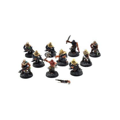 CHAOS SPACE MARINES 10 Cultists #4 WELL PAINTED 40K