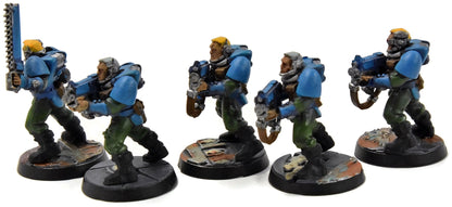 SPACE MARINES 5 Scout #2 WELL PAINTED Warhammer 40K