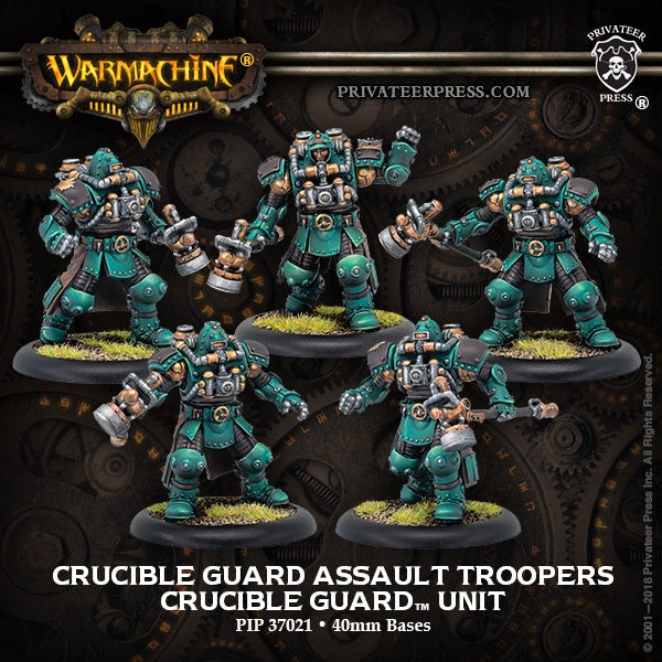 Crucible Guard - Assault Troopers (5) (Metal/Resin) (PIP 37021)