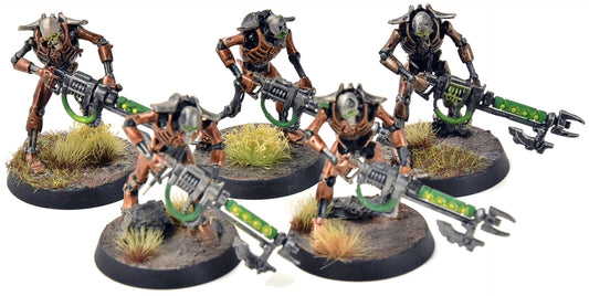 NECRONS 5 Warriors #8 WELL PAINTED Warhammer 40K