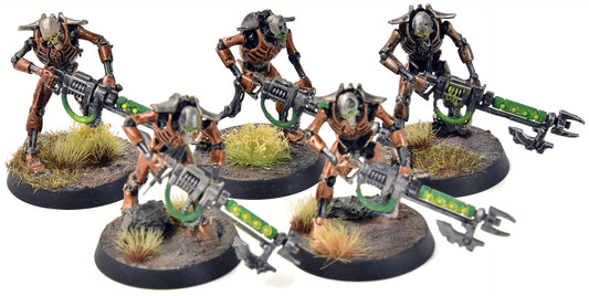 NECRONS 5 Warriors #8 WELL PAINTED Warhammer 40K