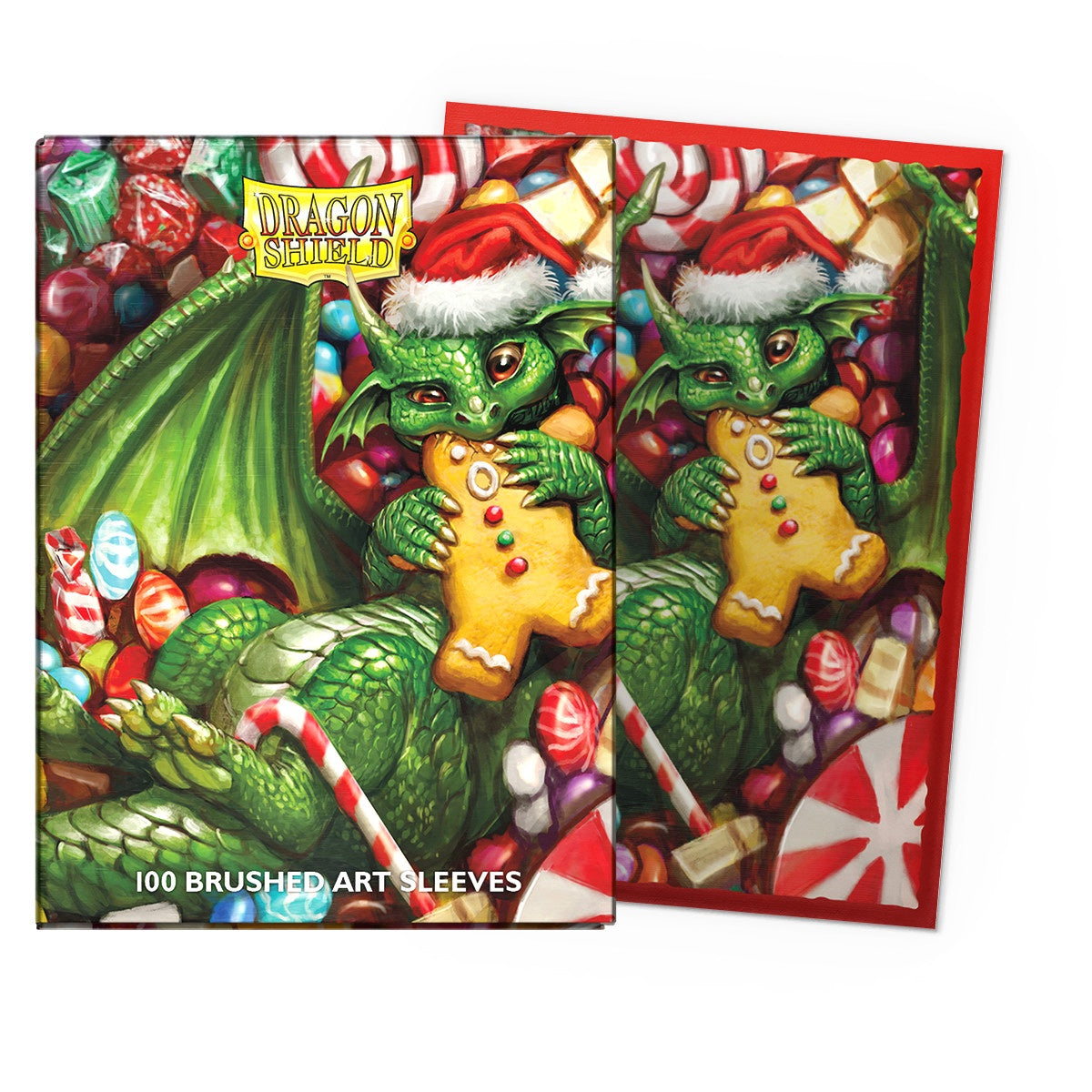 Dragon Shield Sleeves Brushed Art Christmas 2024 (100)