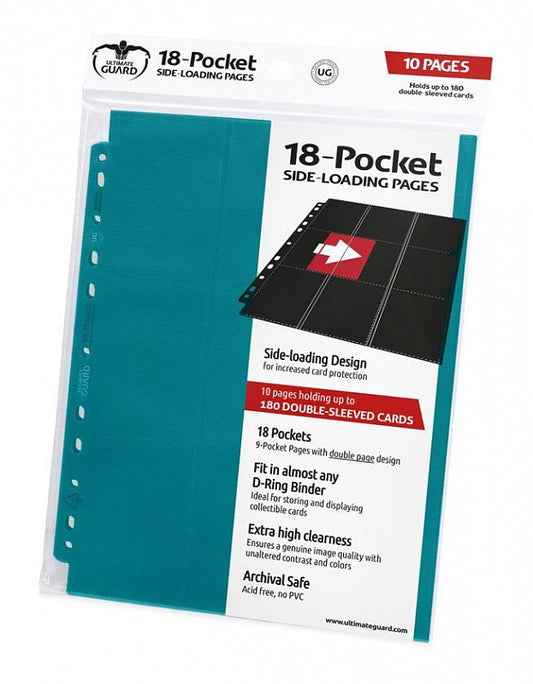 Ultimate Guard Supreme Pages Side-Loading 18Pkt Petrol 10Ct