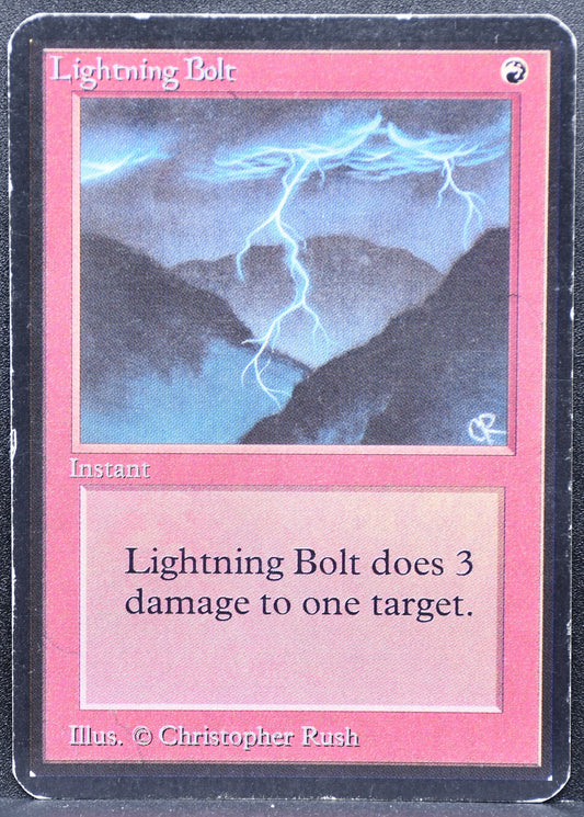 MTG Lightning Bolt Alpha HP