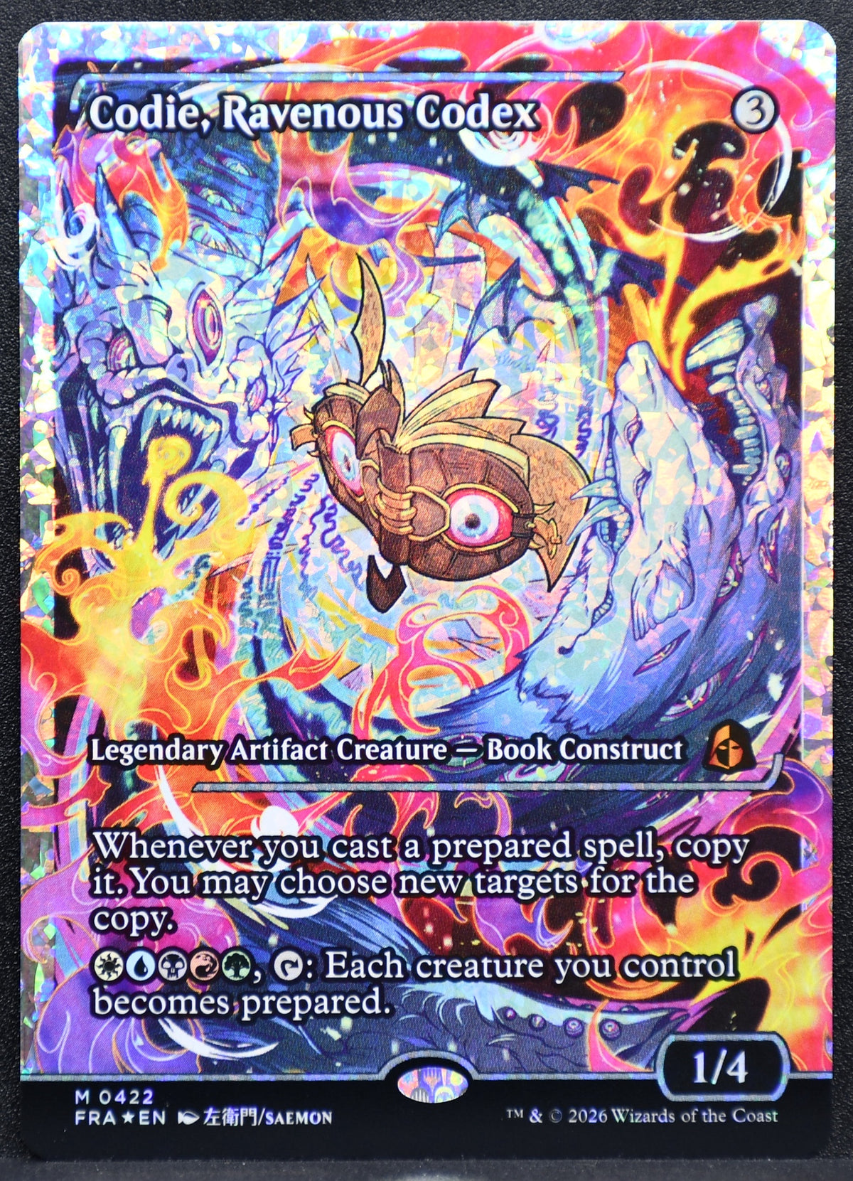 MTG Codie, Ravenous Codex 0422 Reality Fracture Fracture Foil LP