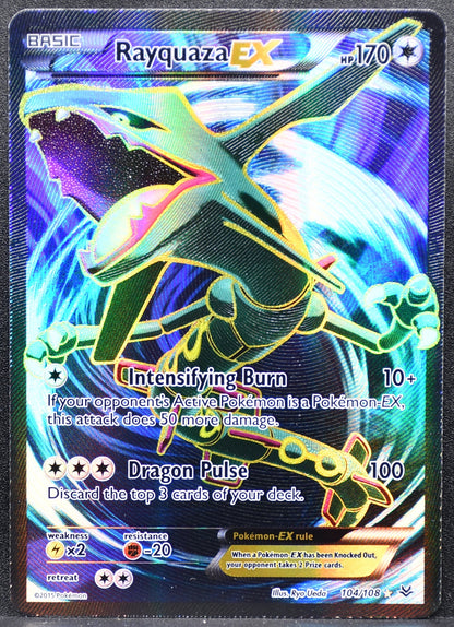 Rayquaza EX 104/108 Roaring Skies Full Art LP
