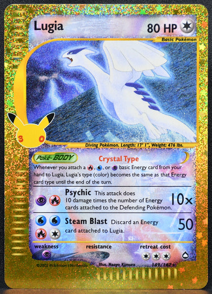 Pokemon TCG Lugia 149/147 30th Celebration Classic Collection NM