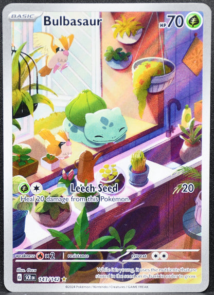 Bulbasaur 143/142 Stellar Crown Full Art NM