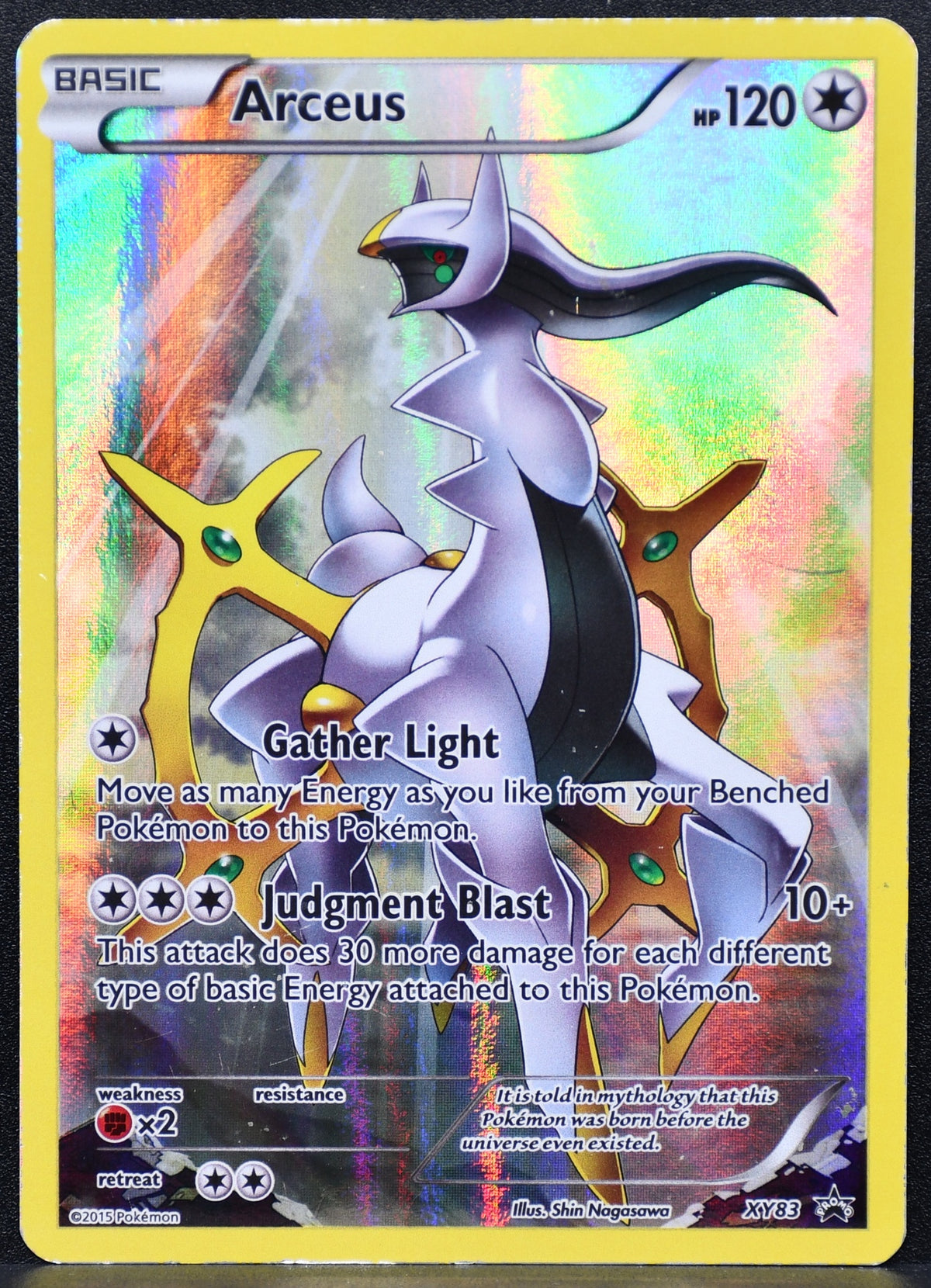 Arceus XY83 XY Black Star Promo Full Art NM