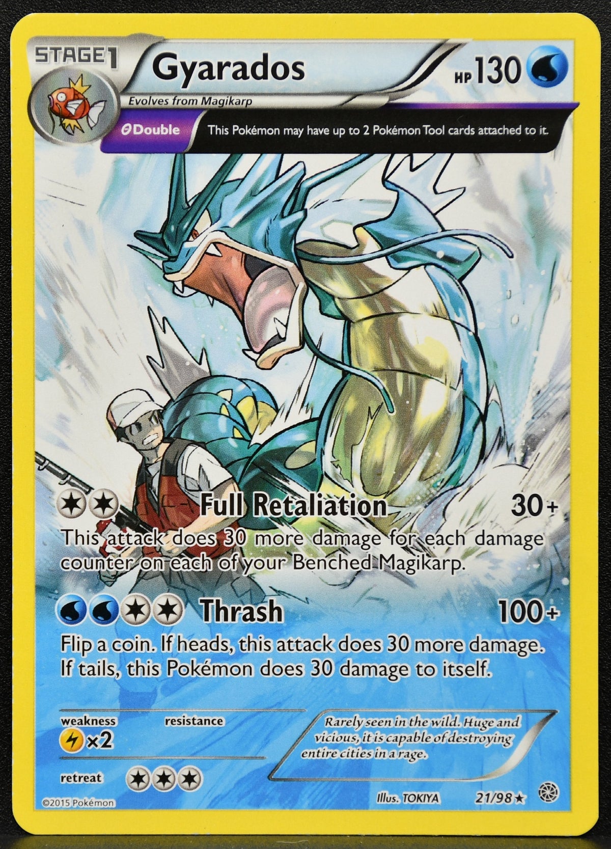 Pokemon TCG Gyarados 21/98 Ancient Origins Regular HP