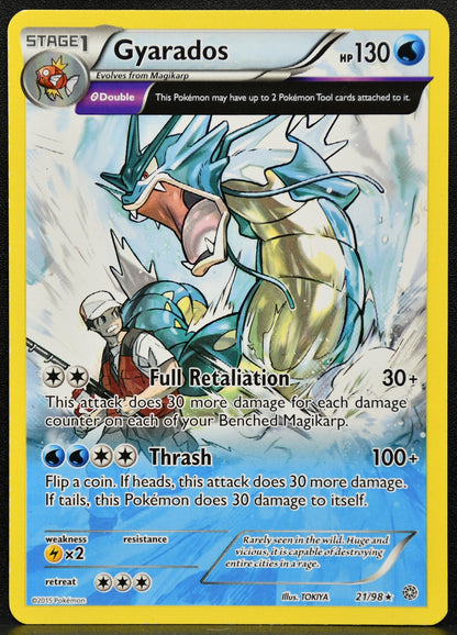 Pokemon TCG Gyarados 21/98 Ancient Origins Regular HP