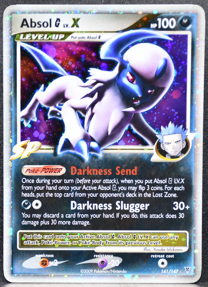 Absol G Lv.X 141/147 Supreme Victors Holofoil Damaged