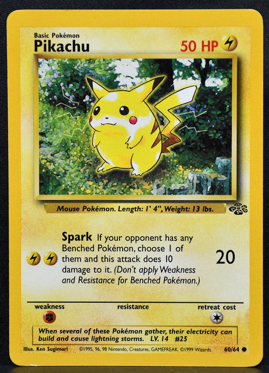 Pokemon TCG Pikachu 60/64 Jungle Regular LP