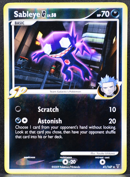 Pokemon TCG Sableye G Lv.58 41/147 Supreme Victors Reverse Holo LP