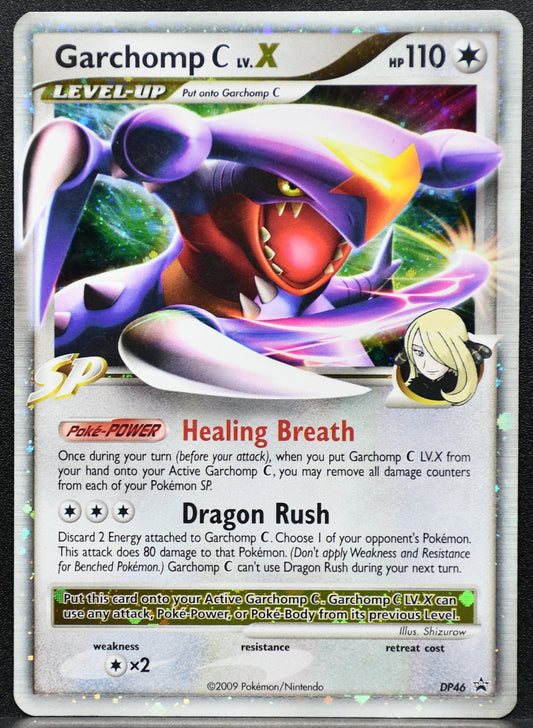 Pokemon TCG Garchomp C Lv.X DP46 Diamond & Pearl Holofoil NM