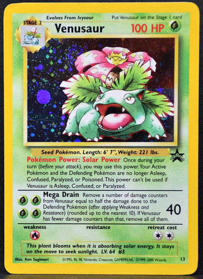 Pokemon TCG Venusaur 13 Promo Black Star Holofoil MP