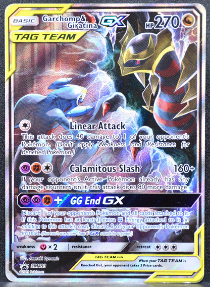 Pokemon TCG Garchomp & Giratina GX SM193 Sun & Moon Full Art HP