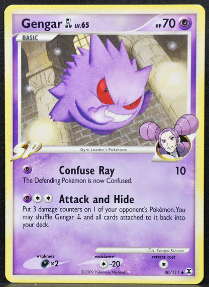Pokemon TCG Gengar GL Lv.65 40/111 Rising Rivals Regular MP
