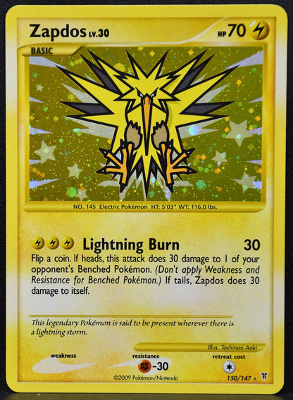 Pokemon TCG Zapdos Lv.30 150/147 Supreme Victors Holofoil NM