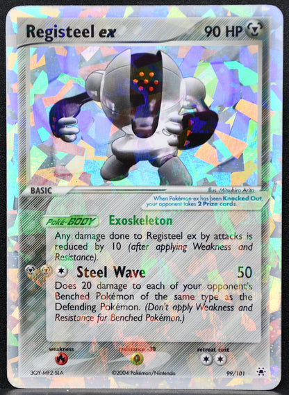 Pokemon TCG Registeel ex 99/101 Hidden Legends Holofoil LP