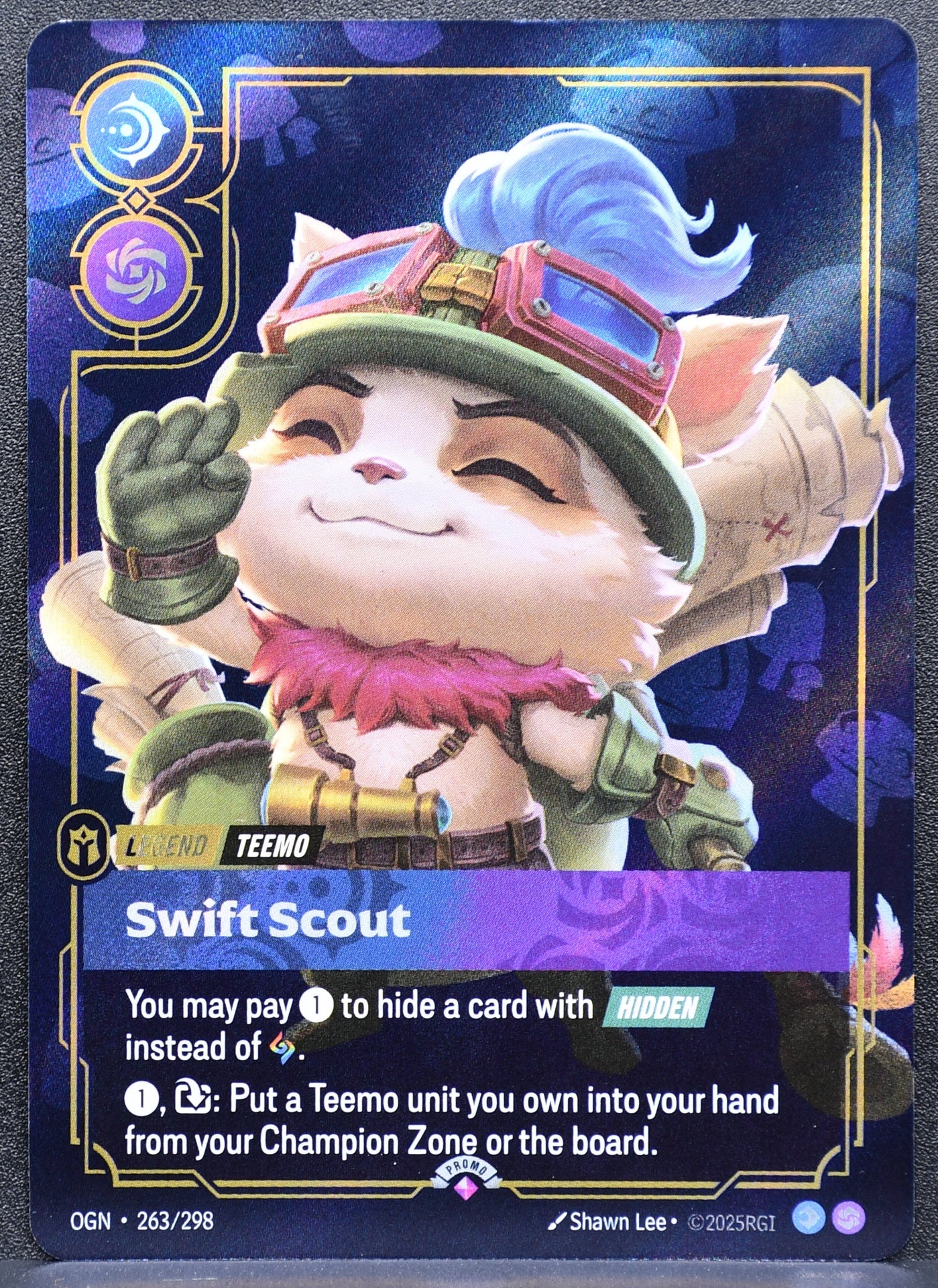 Riftbound Teemo Swift Scout Release Event Promo 263/298 NM