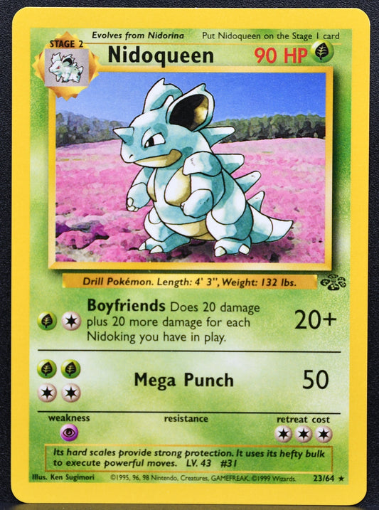 Pokemon TCG Nidoqueen (23) Jungle 23/64 Unlimited NM EN