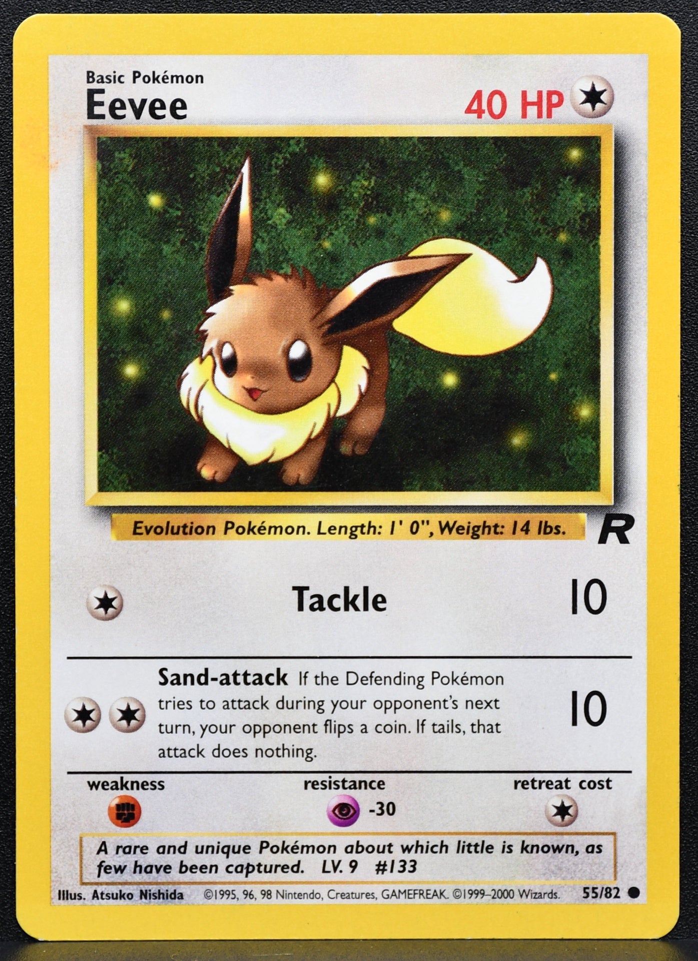 Pokemon TCG Eevee Team Rocket 55/82 Unlimited HP EN