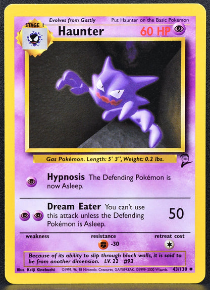 Pokemon TCG Haunter Base Set 2 043/130 Normal LP EN