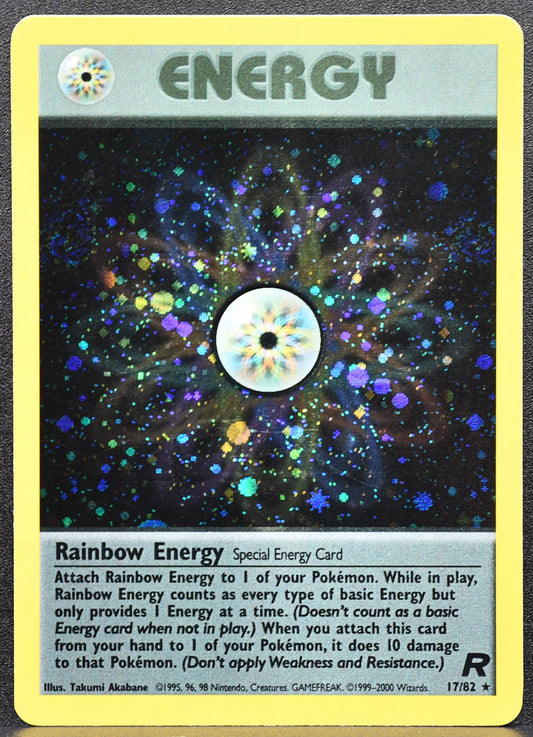 Pokemon TCG Rainbow Energy (17) Team Rocket 17/82 Unlimited Holofoil MP EN