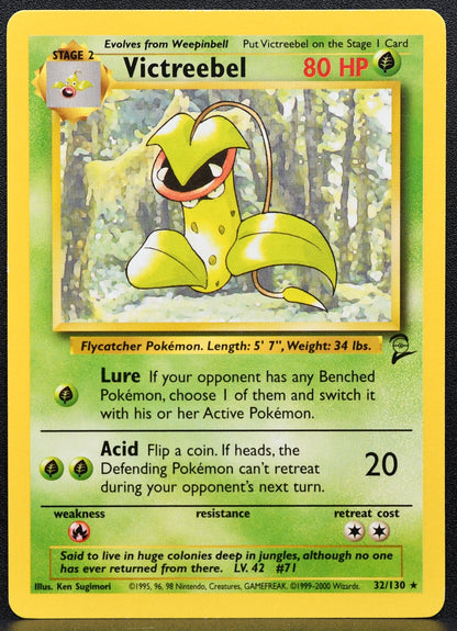 Pokemon TCG Victreebel Base Set 2 032/130 Normal MP EN