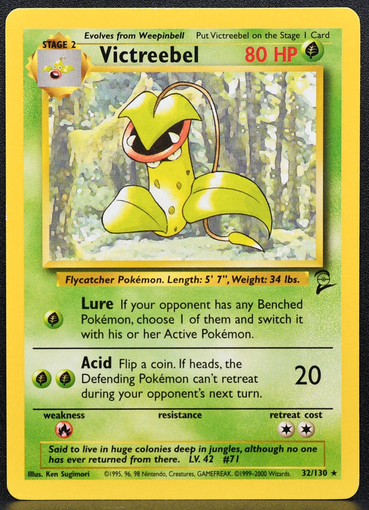 Pokemon TCG Victreebel Base Set 2 032/130 Normal MP EN